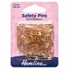 Hemline Safety Pins H419.99.100 Brass 19mm & 23mm Rustproof