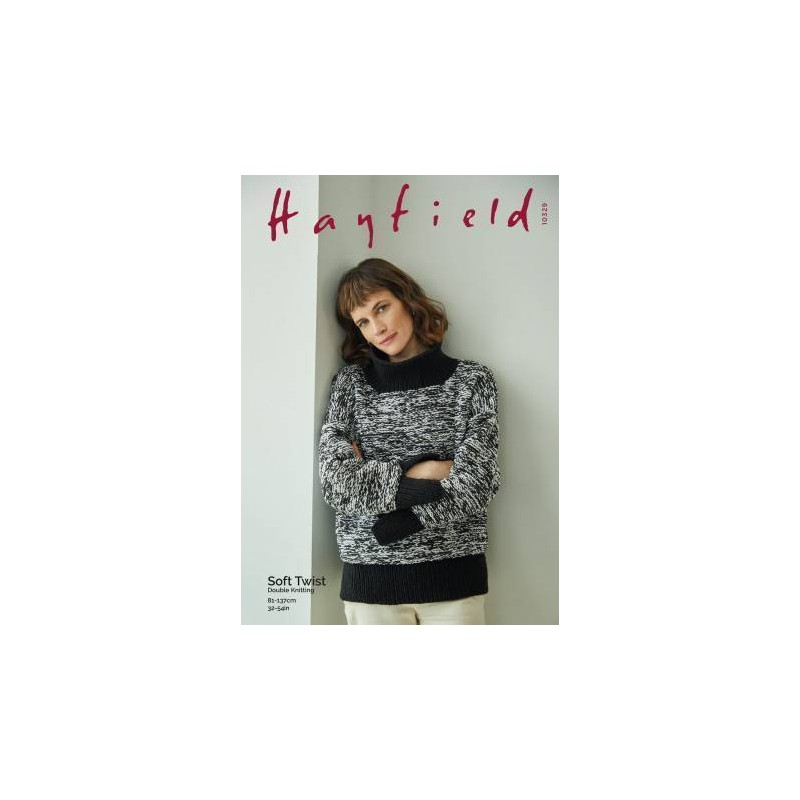 hayfield sweater knitting pattern 10329