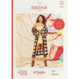 Stories DK Crochet cardigan pattern 10525