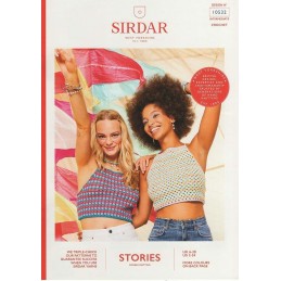 Sirdar Stories crochet pattern 10532 halter neck top