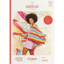 Sirdar stories crochet patternn10523 wrap