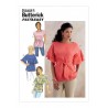 Butterick Sewing Pattern B6685 Misses’ Pullover Top with Drop Shoulder and Sash