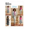 Butterick Sewing Pattern B6718 Misses’ Jacket, Dress, Top, Skirt, & Trousers