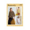 Butterick Sewing Pattern B6765 Misses’ Pull-On Tops with Sleeve Variations Easy