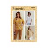 Butterick Sewing Pattern B6770 Misses’ Pull-on V-Neck Tops and Optional Sash