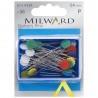 Milward Sewing Pins 54mm Straight Quilters Plastic Head 2114101