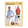 Butterick Sewing Pattern B6816 Misses’ Button Front Top With Sleeve Variations