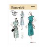 Butterick Sewing Pattern B6889 Misses’ Retro 1950s Casual Side-Buttoning Dress