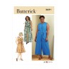Butterick Sewing Pattern B6891 Misses’ Button Front Dress, Jumpsuit and Sash
