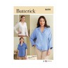 Butterick Sewing Pattern B6898 Misses’ Button Front Dolman Top By Palmer/Pletsch
