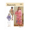 Butterick Sewing Pattern B6900 Misses’ V-Neck Caftans With Length Variations