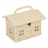 Hobby Gift Sewing Box Basket Medium Wicker House Bird Aviary Craft
