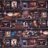 100% Cotton Digital Fabric Timeless Treasures Witch Library Bookshelf 112cm Wide