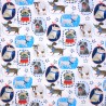 100% Cotton Digital Fabric Timeless Treasures Dogs Portrait Party Pup 112cm Wide