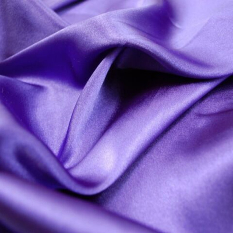 Plain Stretch Satin Fabric Material Polyester Spandex Mix