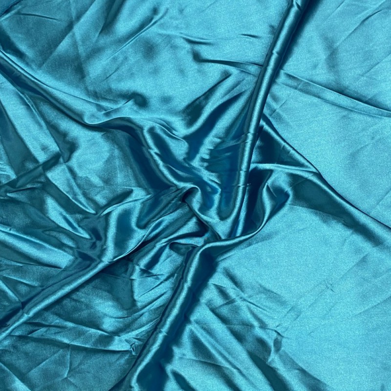 Plain Stretch Satin Fabric Material Polyester Spandex Mix