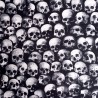 100% Cotton Digital Fabric Timeless Treasures Packed Skulls Halloween 112cm Wide