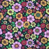 Polycotton Fabric Mindy Florals Butterfly Blossoms Flower Deacon Road 112cm Wide