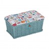 Hobby Gift Sewing Box Wicker Basket Sewing Notions Craft