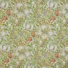 Outdoor Fabric Water Repellent William Morris Digital Golden Lily Flower