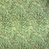 PU Coated Water Repellent Fabric William Morris Digital Willow Bough Leaves
