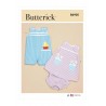 Butterick Sewing Pattern B6905 Baby Overalls, Dress With Shoulder Button Closure