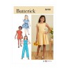 Butterick Sewing Pattern B6908 Girls’ Dress, Jumpsuit and Romper with Zipper