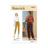 Butterick Sewing Pattern B6910 Misses’ Contour Band Trousers by Palmer/Pletsch