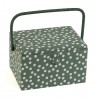 Hobby Gift Sewing Box Basket Large Khaki Spot Craft