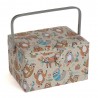 Hobby Gift Sewing Box Basket Large Sloth Craft