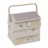 Hobby Gift Sewing Box Basket X Large Bee Hive With Drawer Craft