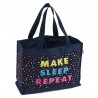 Hobby Gift Craft Bag Shoulder Tote: Make Sleep Repeat