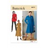 Butterick Sewing Pattern B6917 Misses’ Button Front Coat with Length Variations