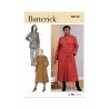 Butterick Sewing Pattern B6918 Women’s Button Front Coat with Length Variations