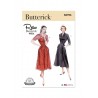 Butterick Sewing Pattern B6956 Misses’ Vintage Retro 1960s One-Piece Dresses