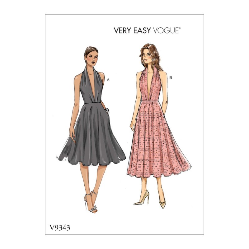 vogue sewing pattern 9343 dress