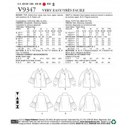 vogue sewing pattern v9347,