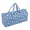 Hobby Gift Knitting Bag Denim Daisies Craft Storage Sewing