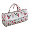 Hobby Gift Knitting Bag Embroidered: Strawberry Greenhouse