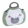 Hobby Gift Knitting Bag Gathered Appliqué: Knit Happens Sheep