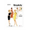 Simplicity Sewing Pattern S9916 Misses’ Vintage 1960s Dresses in Two Lengths