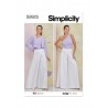 Simplicity Sewing Pattern S9925 Misses’ Easy to Sew Trousers, Knit Shrug and Top