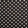 100% Viscose Fabric Dressmaking Printed 12mm Polka Dots Spots 140cm Wide