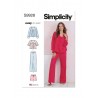 Simplicity Sewing Pattern S9928 Misses’ Loose Fit Lounge Tops, Trousers & Shorts