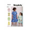 Simplicity Sewing Pattern S9933 Children’s & Girls’ Dress with Sleeve Variations