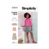 Simplicity Sewing Pattern S9934 Girls’ Tops and Skirts with Style Variations