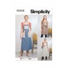 Simplicity Sewing Pattern S9938 Misses’ Easy To Sew Pullover Aprons with Pockets