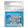 Milward Safety Pins 2116104 Silver 34mm Mild Steel