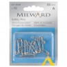 Milward Safety Pins 2116102 Silver 22mm Mild Steel