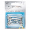 Milward Safety Pins 2116106 Silver 50mm Mild Steel